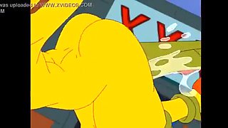 Marge simpson getting fucked by machine