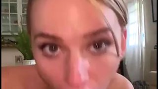 First BJ Deep Throat For Onlyfans Blonde