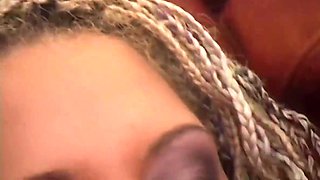 African Creampie - Mya G Gets Her Pussy And Ass Filled With