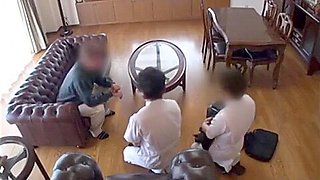 Japanese slut cheats on her husband with Mark Dugni when he is in the room