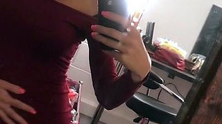 Hot blonde glamour babe solo plays to pleasure her hot body