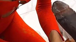 Petite Ebony Amateur Mera Monster Cock Experience!