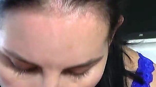 Beautiful Anna Gives a Blowjob and Shows Her Feet