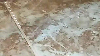 I attached a big dildo to the wall and I have my anal to squirt