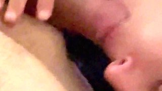I excite a guy and rub my clit in my panties
