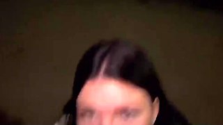 Amateur teen couple had a quickie out in the streets POV