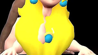 Princess Peach Cheating Mario Doggy Position
