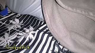 Stepsister Lying Down Without Panties Being Fucked