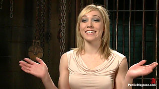 Gorgeous 20 Year Old Blonde Fucked and Degraded