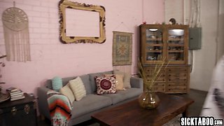 Big bum teenager enjoyed rough gangbang