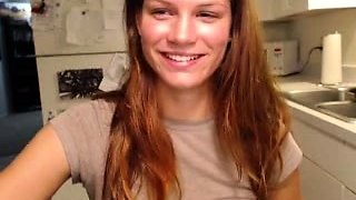Beauty small tit amateur teen masturbating her shaved pussy