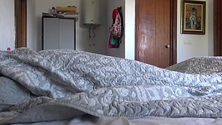 This Turkish Granny Is Shocked!!! I Take Out My Big Cock in Front of Her.