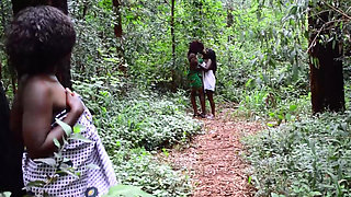 Sexy Big Ass Ebony Lesbians Drill Their Pussies With Big Double Dildo