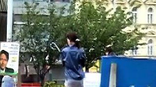 Nice amateur girl ass exposed wearing panties