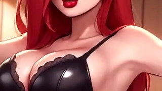 Cosplay. Jessica Bouncing Big Tits and Booty in the Sauna