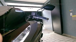 Kinky tall shemale fucks masked dude