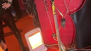 Double Domme Cock Caning & Ballbusting