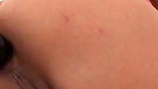 Viola get her holes plugged by two men