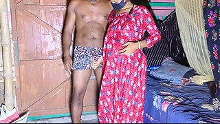 Wife and Husband at Night Extreme Sex with Bangla Talking