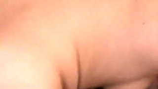 Brunette whore with two cocks to suck and fuck