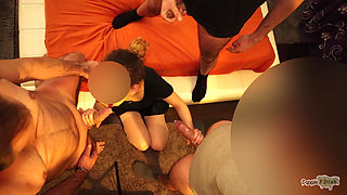 -WHO WANTS TO FUCK HER?-I OFFER SLUTTY WIFE IN GANGBANG WITH XXL COCKS AND GETS FUCKED DIALOGUES ITA