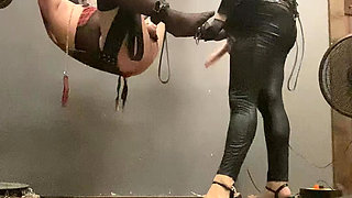 Sissy Handsfree Cums Prematurely in Chastity During Pegging and I Humiliate Him