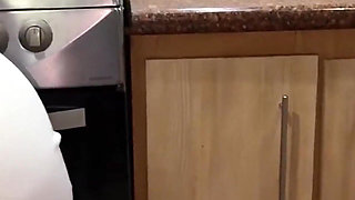Big Ass Latina Maid Is a Whore to the Owner of the House.