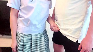 Stepdad Seduce Me Before Going To School In Uniform