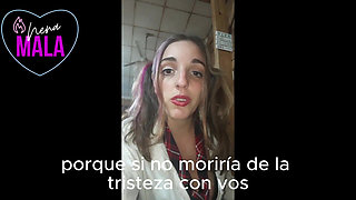 Humilation. College Girl in High Heels Humiliates Her Boyfriend for Being Useless