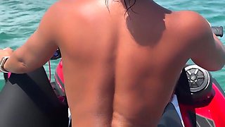 Jet Skiing Naked