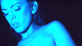 Hot brunette gets her pussy licked by a horny stud