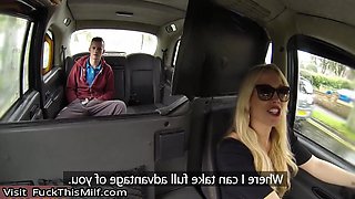 Bossy Blondie wife Dominates A Skinny Dude