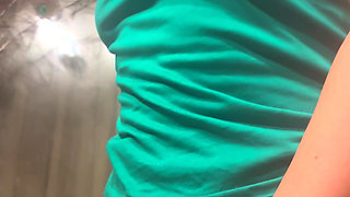 Ass Slaps & Cameltoe Play on the Bench