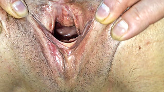 See Inside My Vagina with Cervix Show Outdoors and Pissing