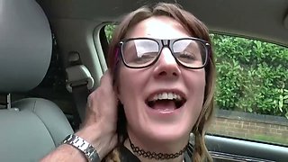 Hairy cunt glasses slut gets fucked by old guy