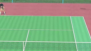 Ep15: Hentai Scenes with Kim, Bridget and Sania - Academy Love Saga: Tennis Angels Ex
