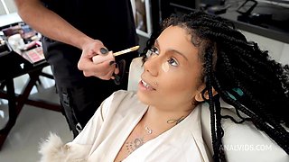 Behind the Scene from Super cute brazilians Mih Ninfetinha gets