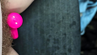Dirty Whore Toys Her Cunt To Squirting Orgasm In Random Parking Lot.