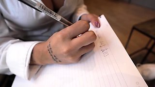 My english TEACHER fucks me and makes me SQUIRT all over my