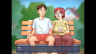 Voyeur fun with milf Mrs. Johnson in Summertime Saga