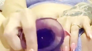 Purple Toy Orgasm