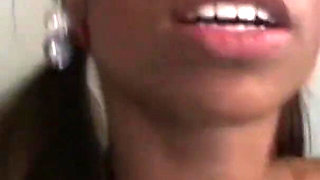 Sweet big ass teen fucked from BBC dude on the couch