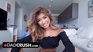 Stepdad's big cock is too good for Filipina stepdaughter's tight ass - DadCrush