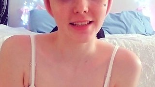 Small titted teen from EU masturbating