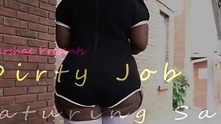 Hot Black Maid Does Some Webcam Black and Ebony