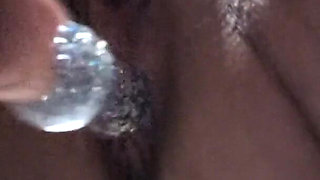 Masturbating GILF Anal Beads