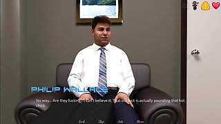 Step sister fucked very hard by office older boss
