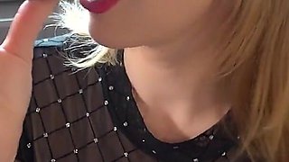 Food Porn Cum Eating Fetish After Hot Blowjowb with Deepthroat