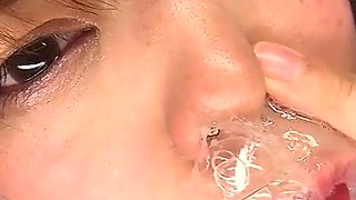 Amateur Japanese Girl Hina Nakano Sneezes Nonstop, Dripping Thick Snot That Swells Into Balloons. the Disgust Is Real.