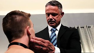 Master Reece Scott ass fucking slave Zac Steele